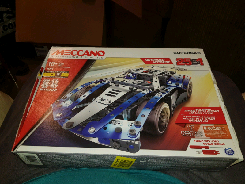 meccano engineering and robotics supercar